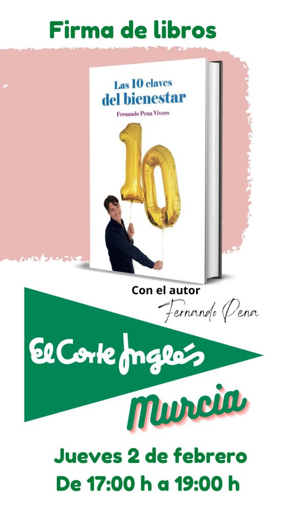 Fernando Pena firmará libros en El Corte Inglés de Murcia